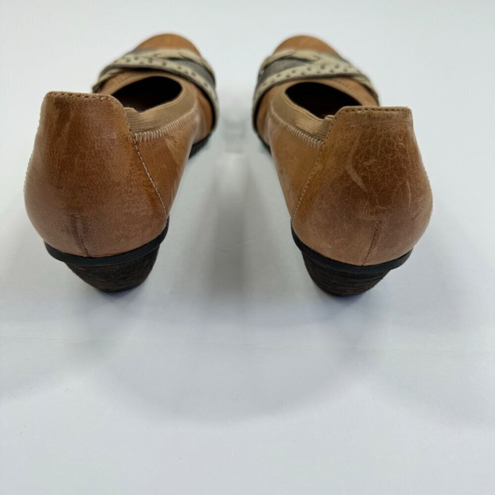 Abeo B.I.O Women’s Shoes Nellie Orthopedic Slip Ons Tan Size 7N Comfort - Picture 4 of 10